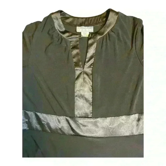 Women black Jessica Howard Dress V neck size 24 Black dress spandex - Picture 2 of 5